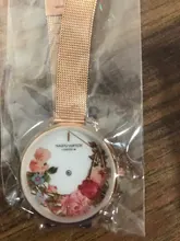 Reloj de pulsera de acero inoxidable con flores para mujer, pulsera femenina de lujo