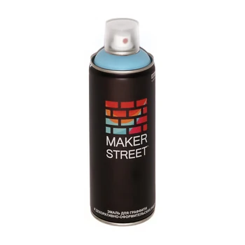 

“MAKERSTREET” Эмаль для граффити и декоративно-оформительских работ MS400 400 мл 500 Голубой лед