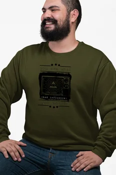 

Angemiel Wear You Are What You Watch Green Men 'S Sweatshirt