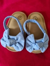 Sandalias para bebé con nudo de lazo para niñas, zapatos de princesa infantiles antideslizantes de suela blanda para primeros pasos, verano, 2020