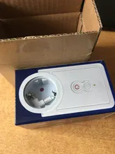 Enchufe de la UE, enchufe inteligente GSM, inglés, ruso, SMS, Control remoto, temporizador, controlador de temperatura con Sensor, enchufe de toma de corriente