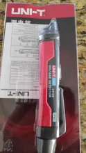 Detector de voltaje de CA UT12E UNI-T UT12D, probador eléctrico inteligente sin contacto sensible ajustable UT12S/UT12M