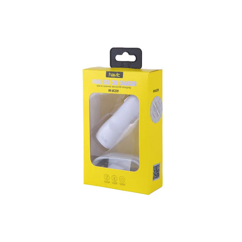 CIGARETTE LIGHTER IPHONE 3A WHITE HAVIT HV-UC239