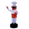 Customized Beer Shop Outdoor Advertising Decoration Inflatable Mascot Restaurant Cooking Chef Balloon Air Sky Dancer With Blower 1