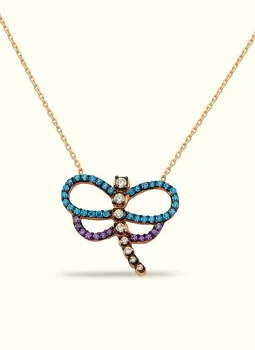 

Dragonfly Gold Necklace 02-376-K1431C