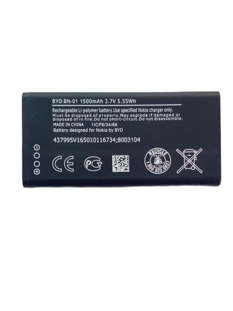 Battery Bn-01 For Nokia X/X Plus - Mobile Phone Batteries - AliExpress