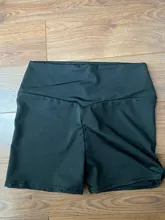 Pantalones cortos deportivos de cintura alta para mujer, Shorts informales ajustados, elásticos y suaves, color negro, para correr, para verano