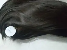 HENRY MARGU-pelucas sintéticas rectas, color negro y marrón, con resalte para mujeres, parte media, longitud del hombro, pelo Bobo resistente al calor