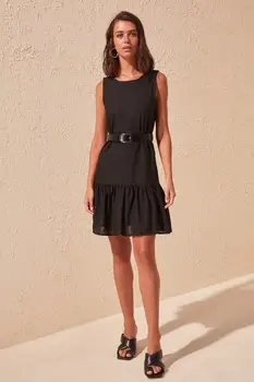 

Trendyol Arched Textured Fabric Dress TWOSS20EL1555