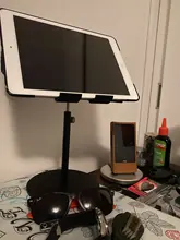 Soporte de escritorio para tableta de gran tamaño y altura ajustable aluminio, rotación de 360 °, para iPad Tab Kindle Nintendo Switch(4-13 )