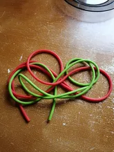 Tirachinas de goma elástica para exteriores, 1m, banda de reemplazo elástica de látex Natural para catapultas, 1,7x4,5mm