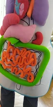 Delantal de anatomía de órganos del cuerpo humano para niños, juguetes educativos, ayuda para enseñanza en casa preescolar, 2020