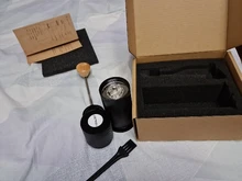 XEOLEO-molinillo de Café Manual de aluminio, 50MM, amoladora de rebaba de acero inoxidable, máquina café cónica