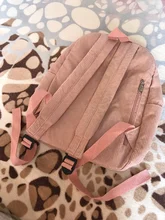 Mochila de pana a rayas para mujer, bolso escolar para chicas y adolescentes, de lujo, estilo Harajuku, a la moda, para estudiantes