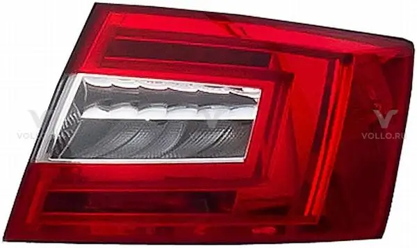 HELLA Фонарь задн. R SKODA OCTAVIA 12