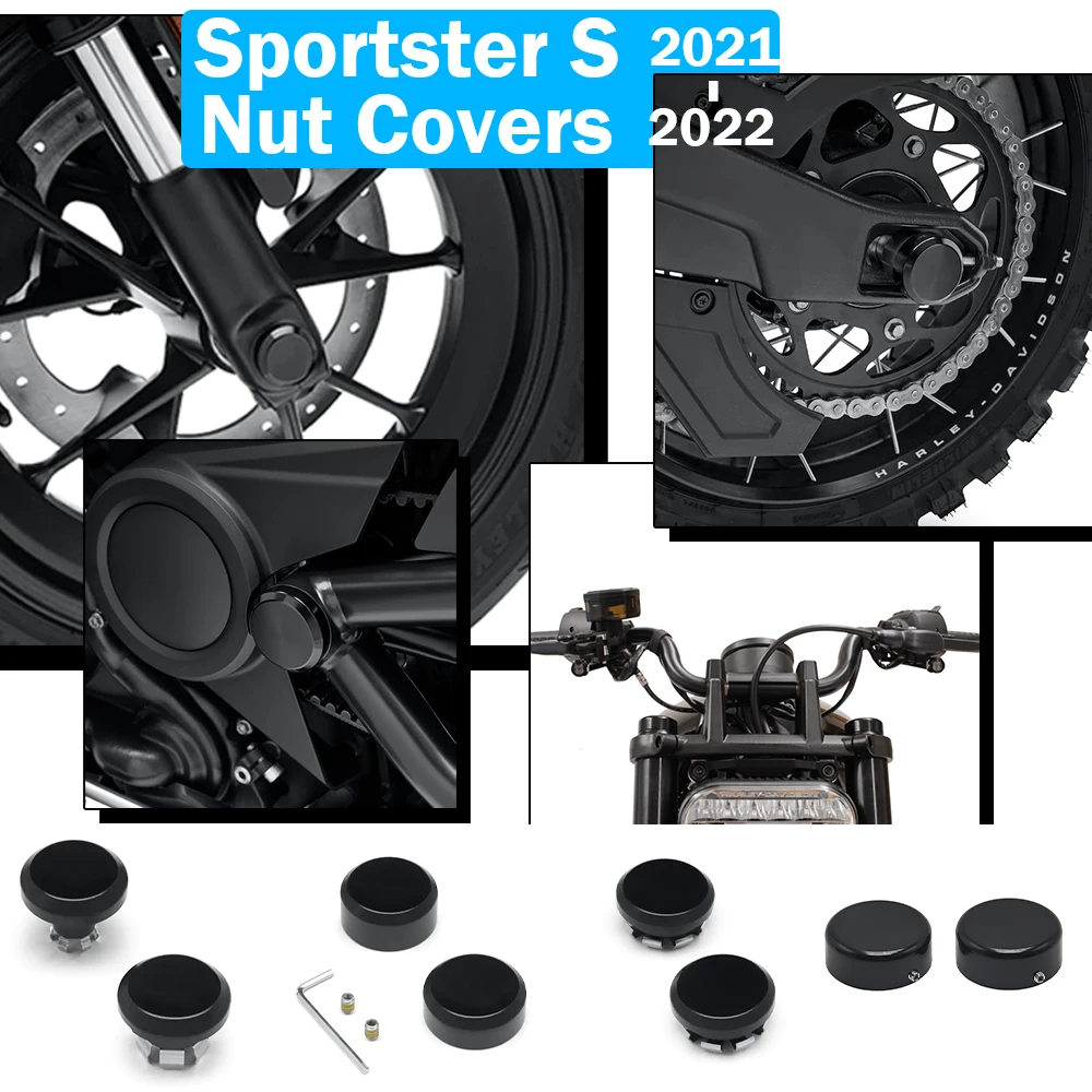 Per Accessori Sportster S Kit Coperchi Dadi Coperchi Dadi Assale Posteriore Anteriore Coperchi Stelo Forcella Superiore Per Sportster S 1250 Rh1250 S