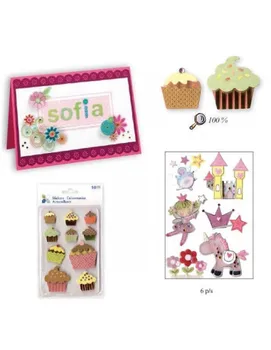

STICKERS OR STICKERS IN 3D OR EMBOSSED MODEL PRINCESS