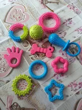 Pet-Toys Dog Toy Puppy Rubber-Resistance Chew Small Dogs Teeth-Cleaning Bite 10PCS 