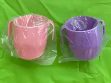 Taza de aislamiento oblicuo para bebé, tazas de beber para aprendizaje infantil a prueba de fugas, resistentes a caídas, para bebés y niños