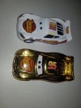 Disney Pixar-Coche de juguete de Cars 3 para niños, vehículo de aleación fundido a presión, Rayo McQueen, Jackson Storm Ramirez 1:55, n. ° 95