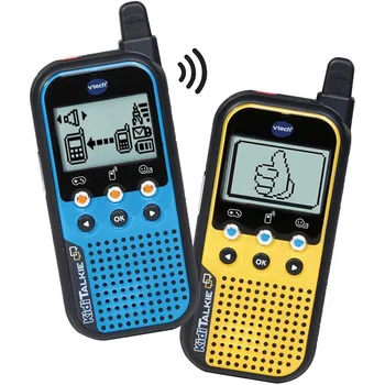 

VTech KidiTalkie 6 in 1, Walkie Talkie, sends messages and plays with a secure connection, keep your distance when talking