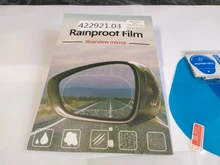 Película antiniebla para espejo lateral de coche, 2 uds., para espejo retrovisor de puerta, antideslumbrante, impermeable, transparente, envío gratis