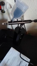 Kit de PISTOLA DE PULVERIZACIÓN de pincel de aire, Mini compresor de acción, arte de pintura para Arte, modelo, pintura, pulverización, Hobby