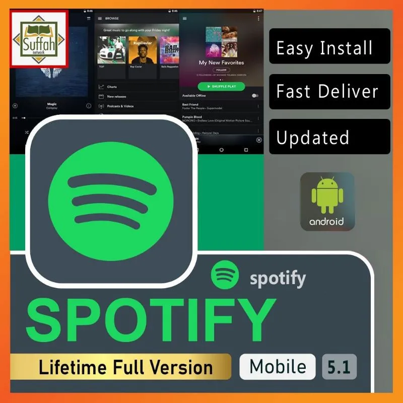 Sponitify Premium, POR VIDA🔥10 dispositivo🔥Sin anuncios, saltar ilimitado, música completa, exclusivo Sólo Android descargar