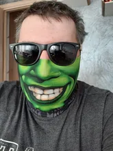 Diadema mágica sin costuras 3D para cara de payaso, Cráneo fantasma, cubierta de polaina para el cuello, Bandana de Halloween, protección UV, bufanda para motorista