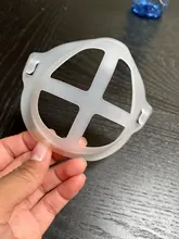 Máscara de boca 3D soporte de respiración ayuda máscara interior soporte de cojín de silicona reutilizable soporte de máscara para el cuidado de la piel de la cara