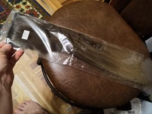 Coletero largo y recto de 22 pulgadas, extensión de cola de pelo sintética resistente al calor, Color degradado