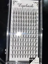 Pestañas postizas individuales de 8 a 17mm, rizados C D, rusas prefabricadas, extensiones de volumen injerto rápido, 3D/5D/10D/20D