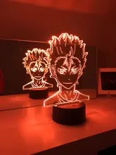 Led-Night-Light Table-Lamp Hinata-Figure Manga Gadget Bedroom-Decor Acrylic Anime Haikyuu