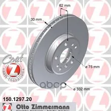 Тормозной Диск Zimmermann арт. 150.1297.20