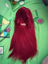 Peluca de pelo corto sintético rosa para Cosplay, para mujeres, Lolita, Amarillo, Azul, Morado, rojo, longitud media, MUMUPI