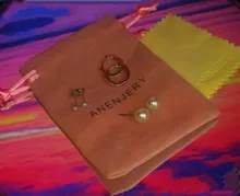 ANENJERY 925 de plata esterlina Simple circón de una sola fila pendientes para las mujeres brincos oorbellen pendientes de botón pendientes S-E14