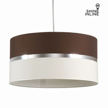 

Wenge canvas roof lamp by Shine Inline