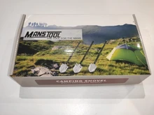 Pala de acampada multifunción MT1027, palas plegables de supervivencia, pala táctica militar para senderismo, herramientas de excavación de jardín al aire libre