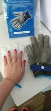 Guantes anticortes resistentes, de seguridad, alambre de acero inoxidable, malla metálica, de carnicero