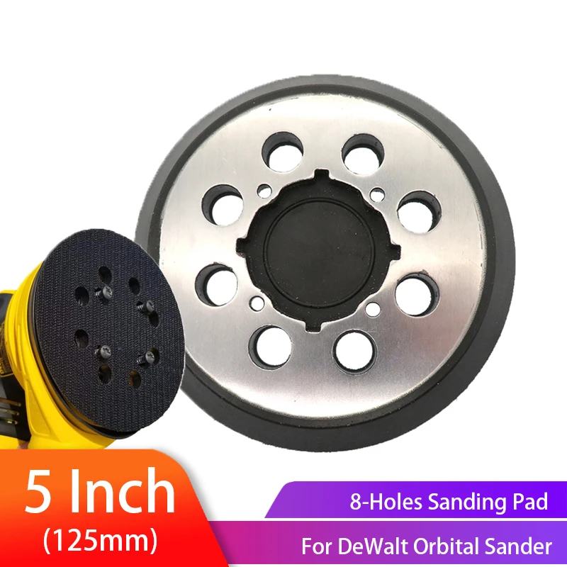 5" Hook&loop Replacement Sander Pad For Dwe6423/6423k, Dwe6421/6421k