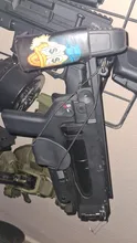 Funda táctica de alta calidad para cinturón Airsoft, adaptador de gota, Clip corto SOG, montaje de cinturón de caza, cartel para colgar, 2 pulgadas