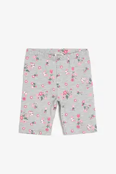

Koton Kids Gray Pattern Female Child Legging