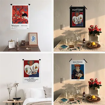 

Nordic Vintage Tapestry Wall Hanging 50x30 cm European Art People Painting Printing Small Rugs Polyester Fabric Wall Carpet Mats