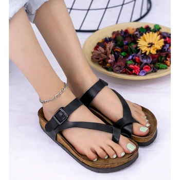 

Brad Black Skin Slippers