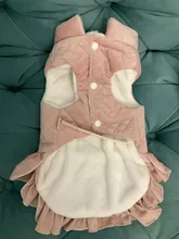 Warm Pet Dog Dress Vest Jacket For Dogs Cats Winter Chihuahua Yorkies Clothes Maltese