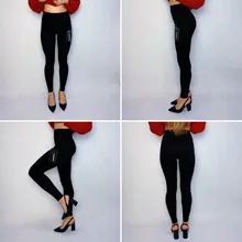 Skinny Jeans Leggings Pencil-Pants Elastic Push-Up BIVIGAOS Sexy High-Waist Women 