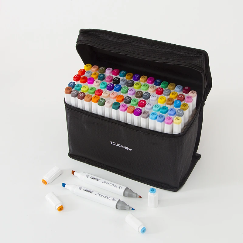 

Sketch Touchnew Professional Art markers Marker Pens Dual Brush Drawing Pen 30 40 60 80 168 Colors Manga Anime Pen Colors