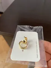 Circonio coreano oído brazalete Set pendientes para niñas 3-14k oro lindo cartílago Clip en pendientes No perforado mujeres Punk joyería