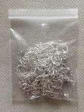 100 unids/lote pendientes Carven 925 de color plata de cobre oído cables pendientes gancho para DIY pendientes de joyería suministros Accesorios