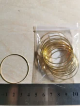 Aros de 8-40mm de diámetro redondo, conectores de cables para pendientes, anillos cerrados para DIY, fabricación de joyería de colgantes, suministros, accesorios, 20-50 Uds.